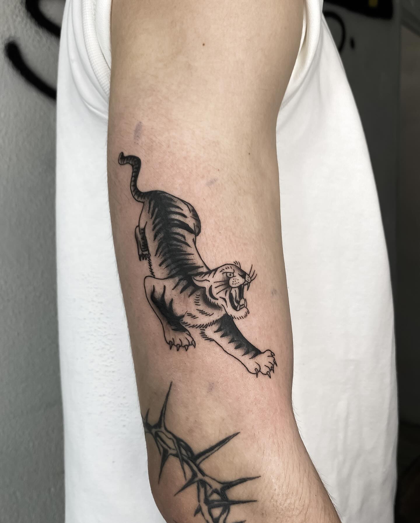 Tattoo by @web4tt — black_and_grey