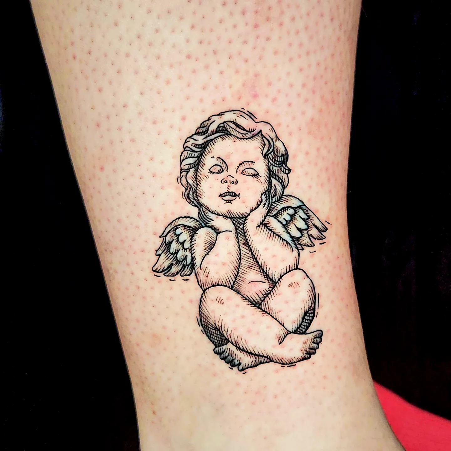 Tattoo by @gofigure_tattoo — dotwork