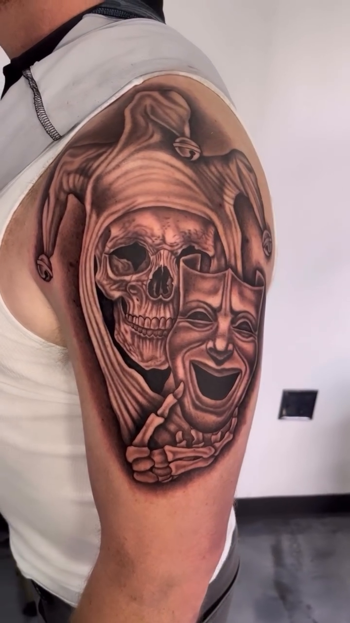 Tattoo by @a5ink — realism, black_and_grey