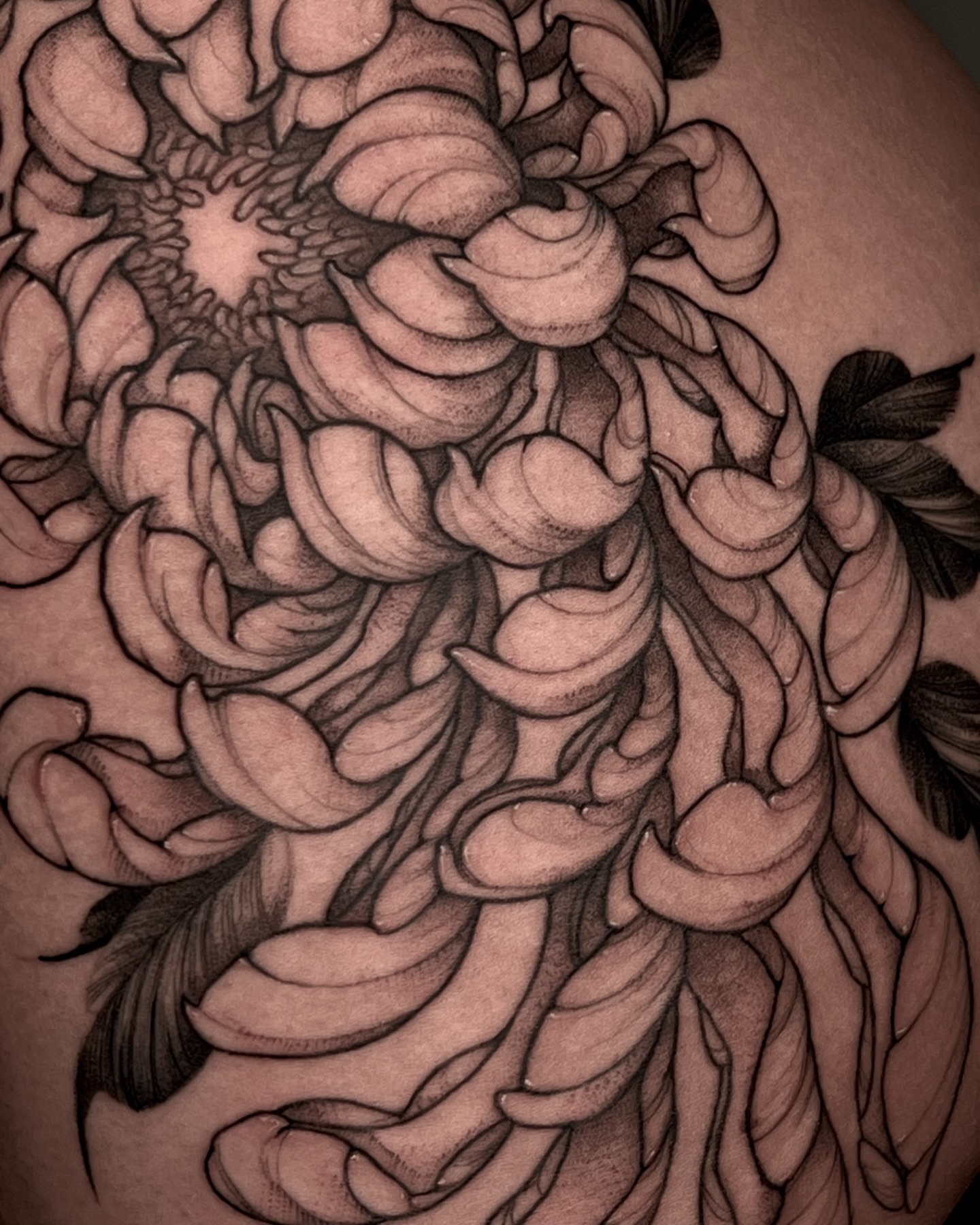 Tattoo by @72_blk — black_and_grey