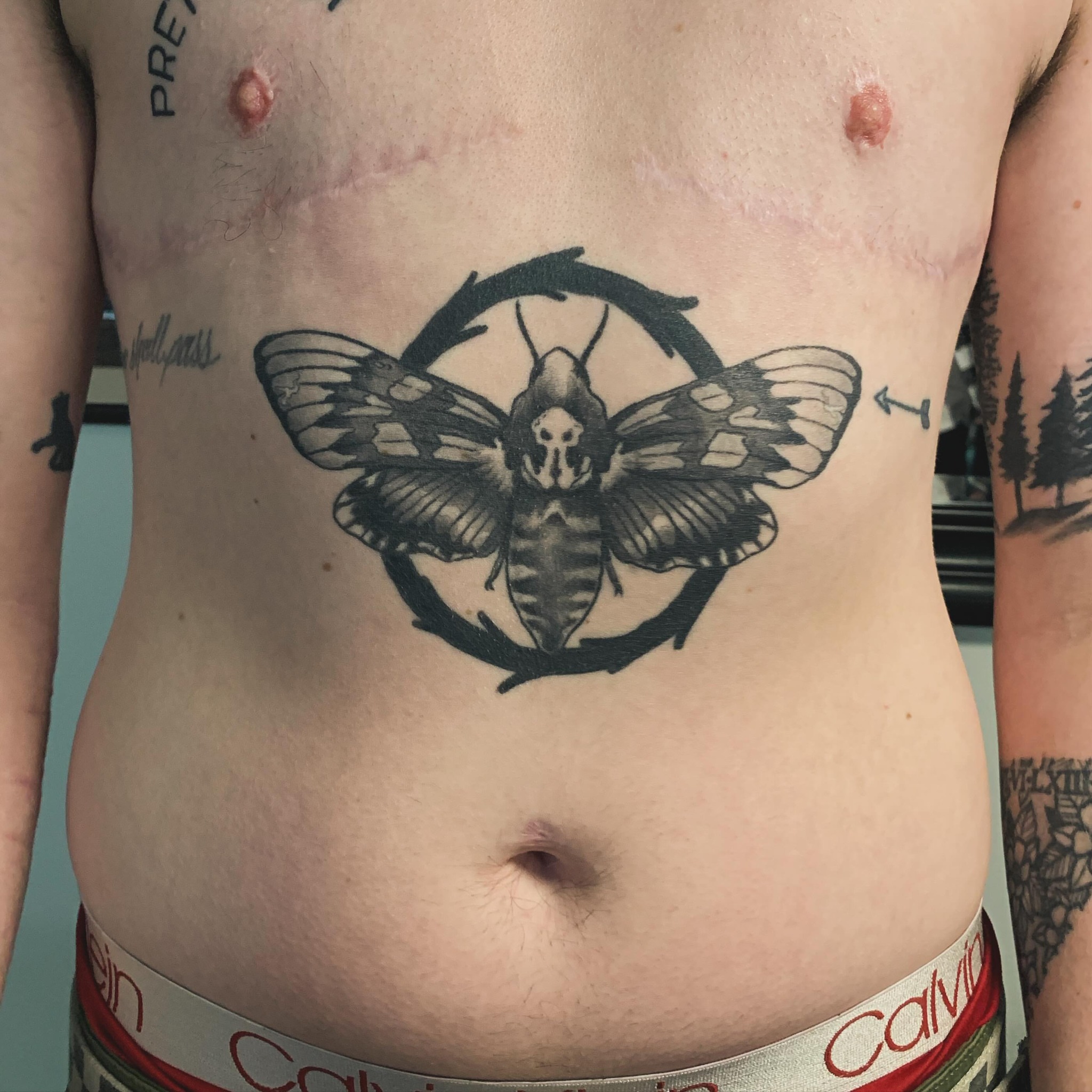 Tattoo by @maggieatattoo — black_and_grey