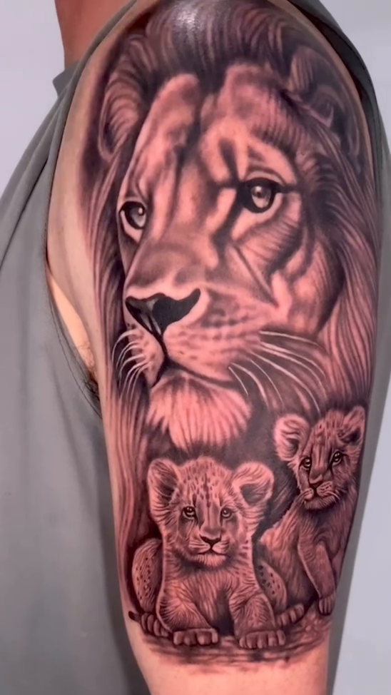 Tattoo by @a5ink — realism, black_and_grey