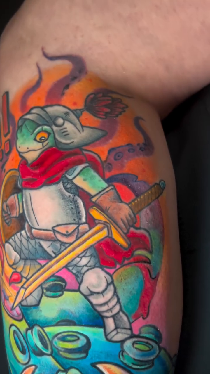 Tattoo by @itskaaait β new_school, trash_polka