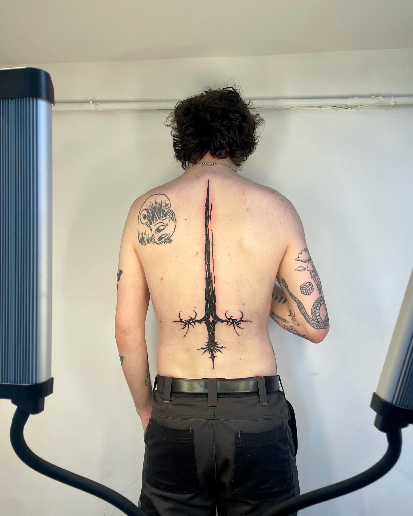Tattoo by @gloomtimes — black_and_grey