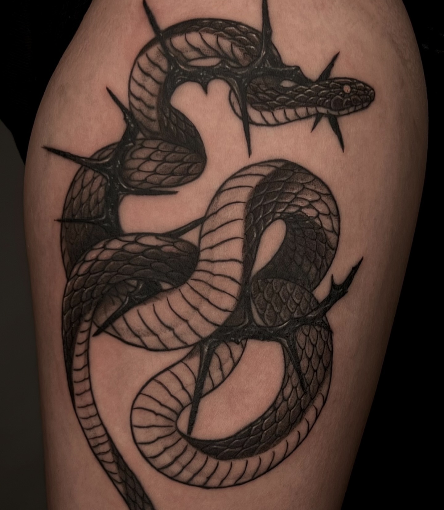 Tattoo by @72_blk — black_and_grey