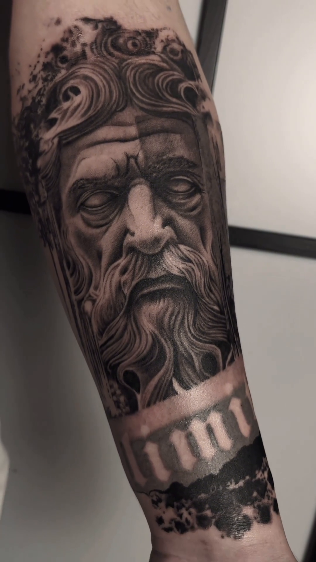 Surrealism tattoo on the forearm by โ๏ธ Dima Sova โ๏ธ Tattoo ๐บ๐ธ Arlington VA