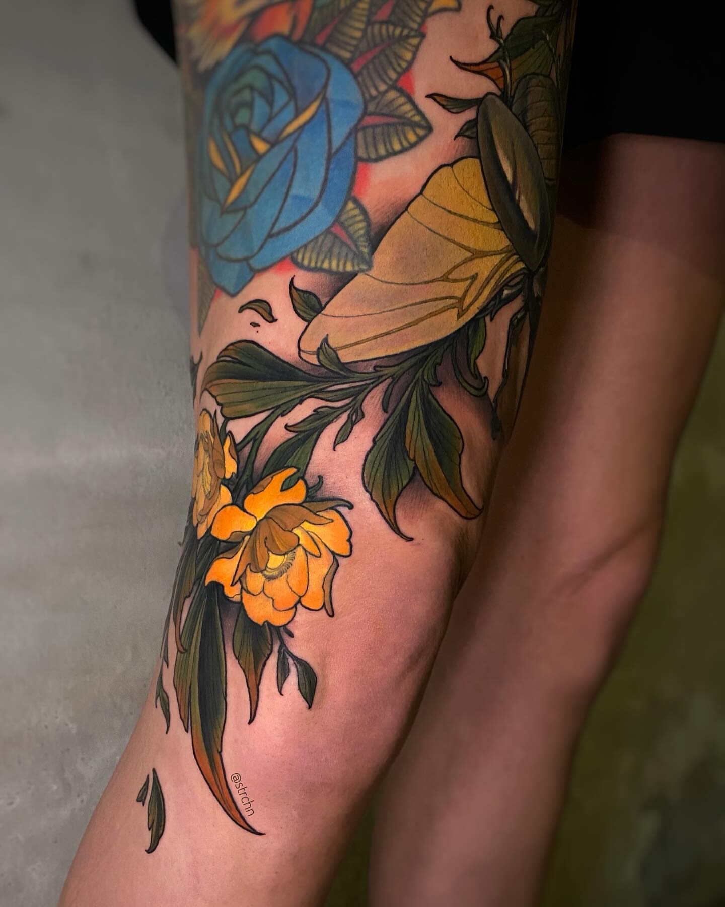 Tattoo by @strchn — new_school