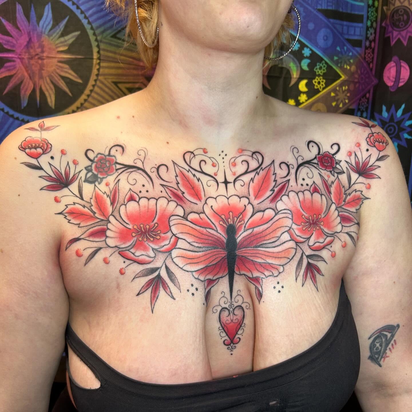 Tattoo by @sweetcarolinetattoo — american_traditional, dotwork