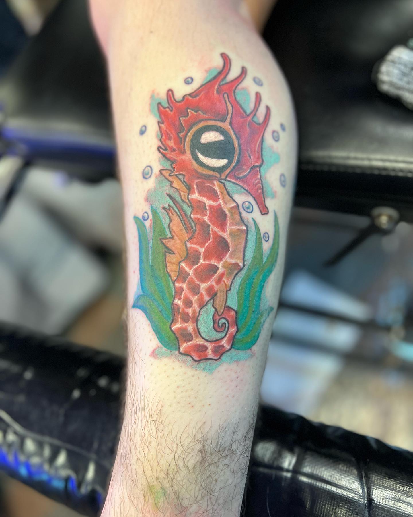 Tattoo by @forestnotttattoo — watercolor