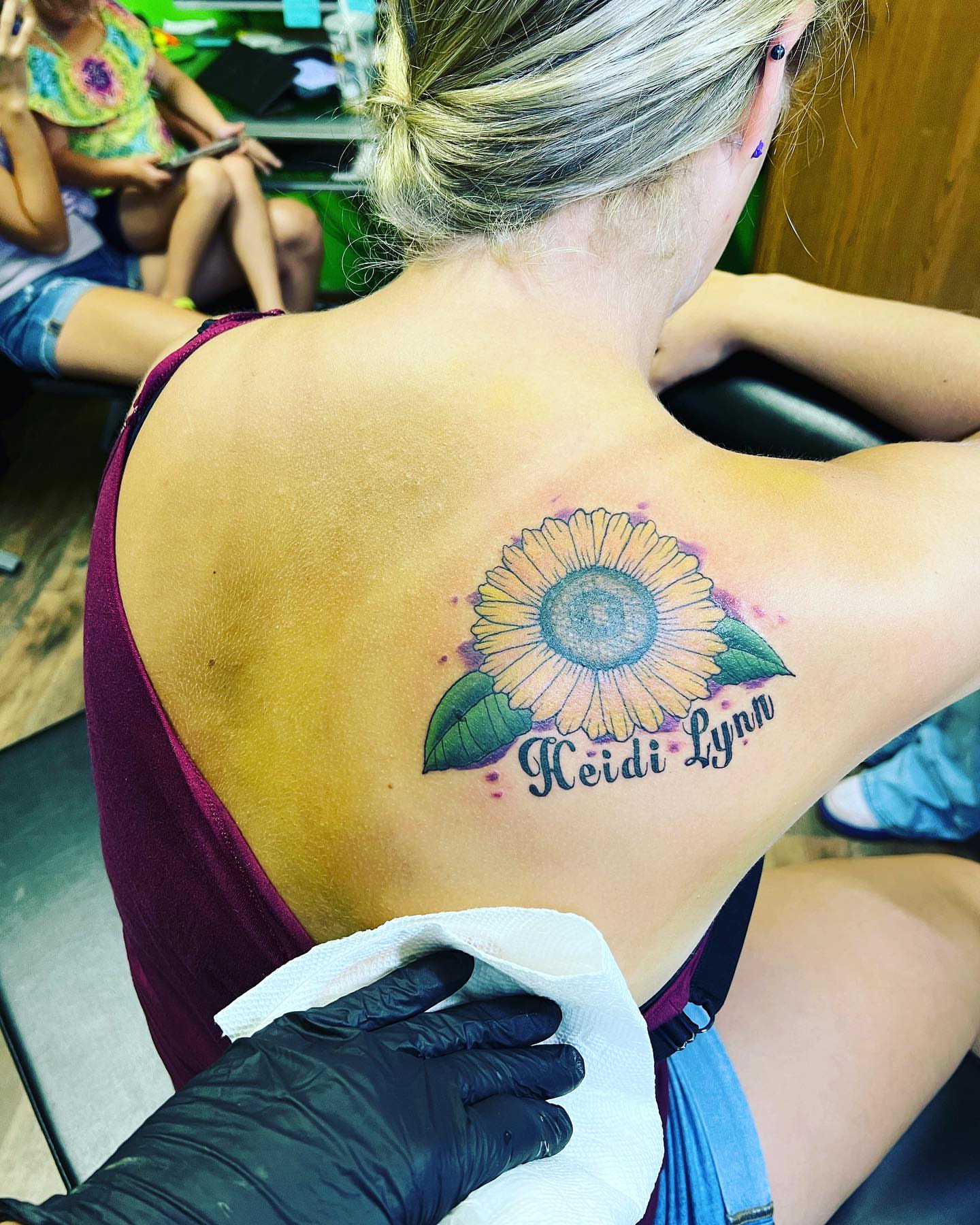 Tattoo by @forestnotttattoo — watercolor