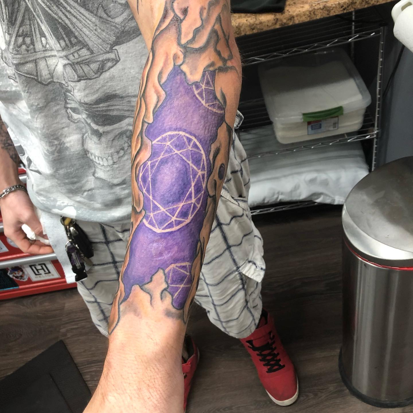 Tattoo by @forestnotttattoo — geometric