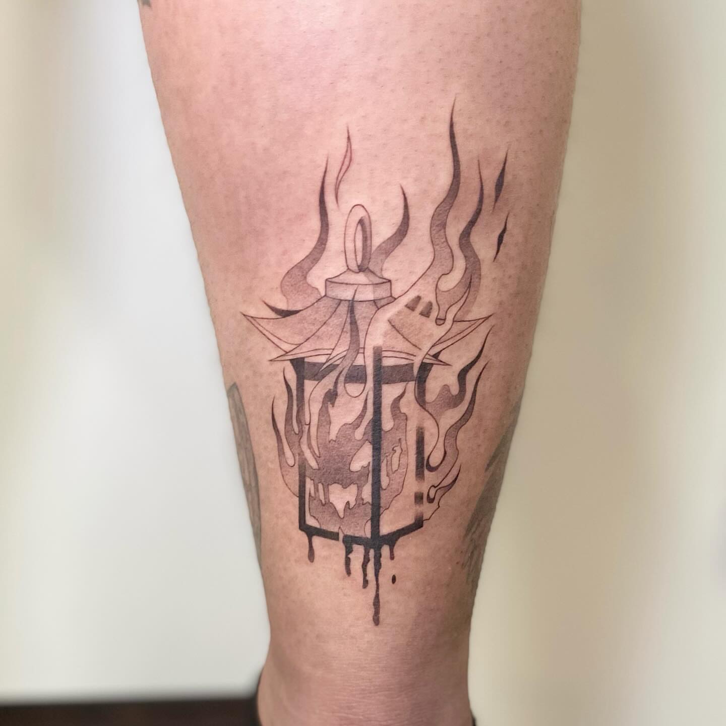 Tattoo by @lunafterdark.tattoos — black_and_grey
