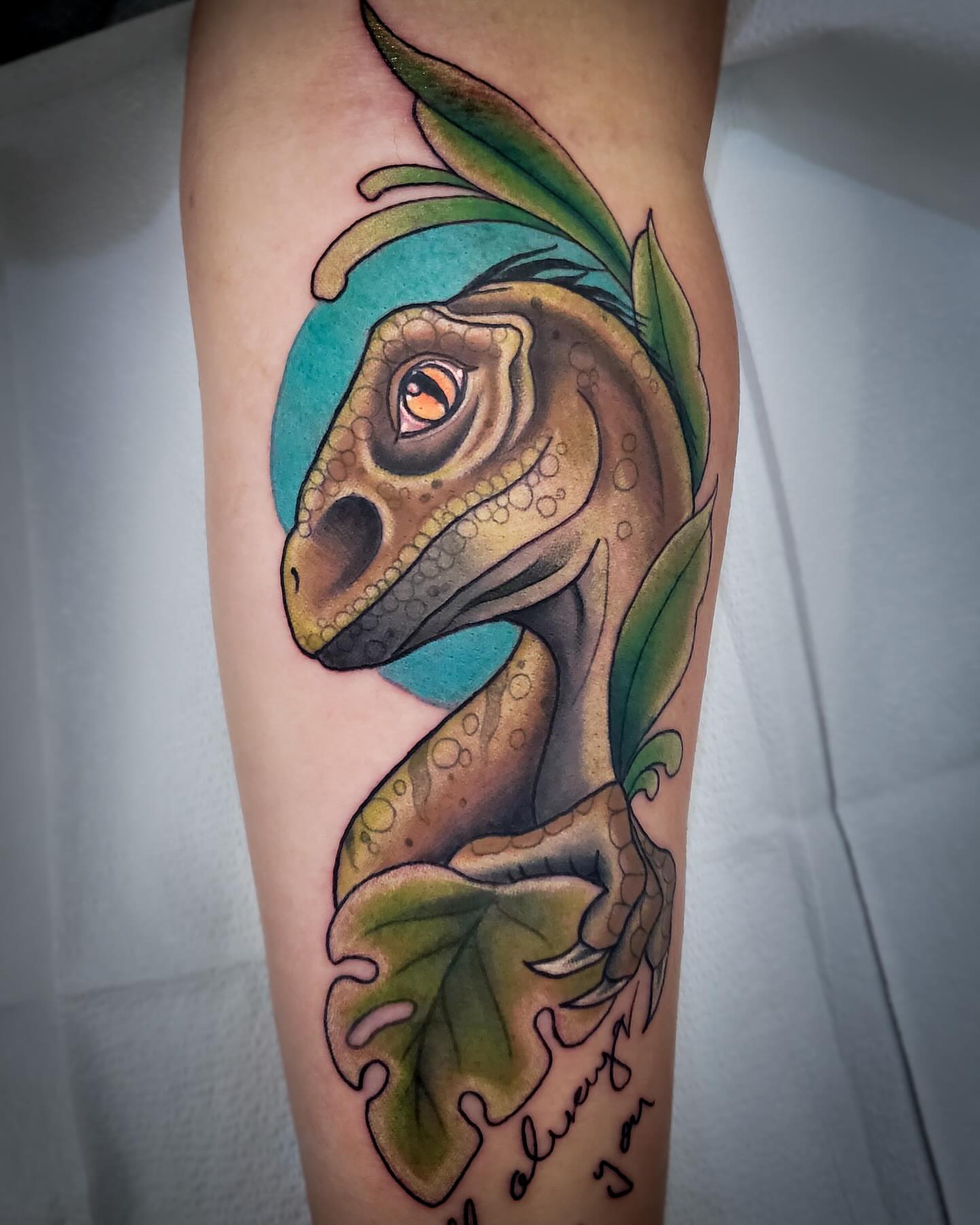 Tattoo by @ginnytattoo — dotwork, realism