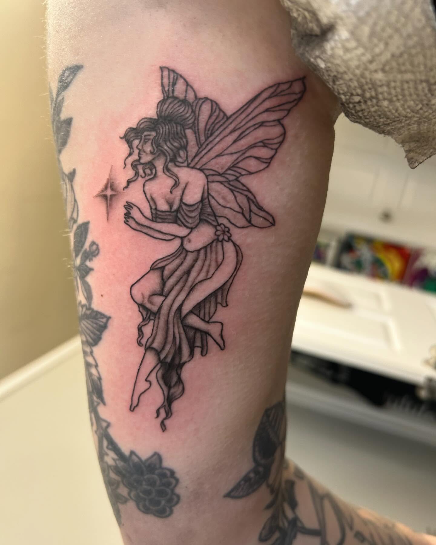 Tattoo by @camdentuttletattoos — black_and_grey
