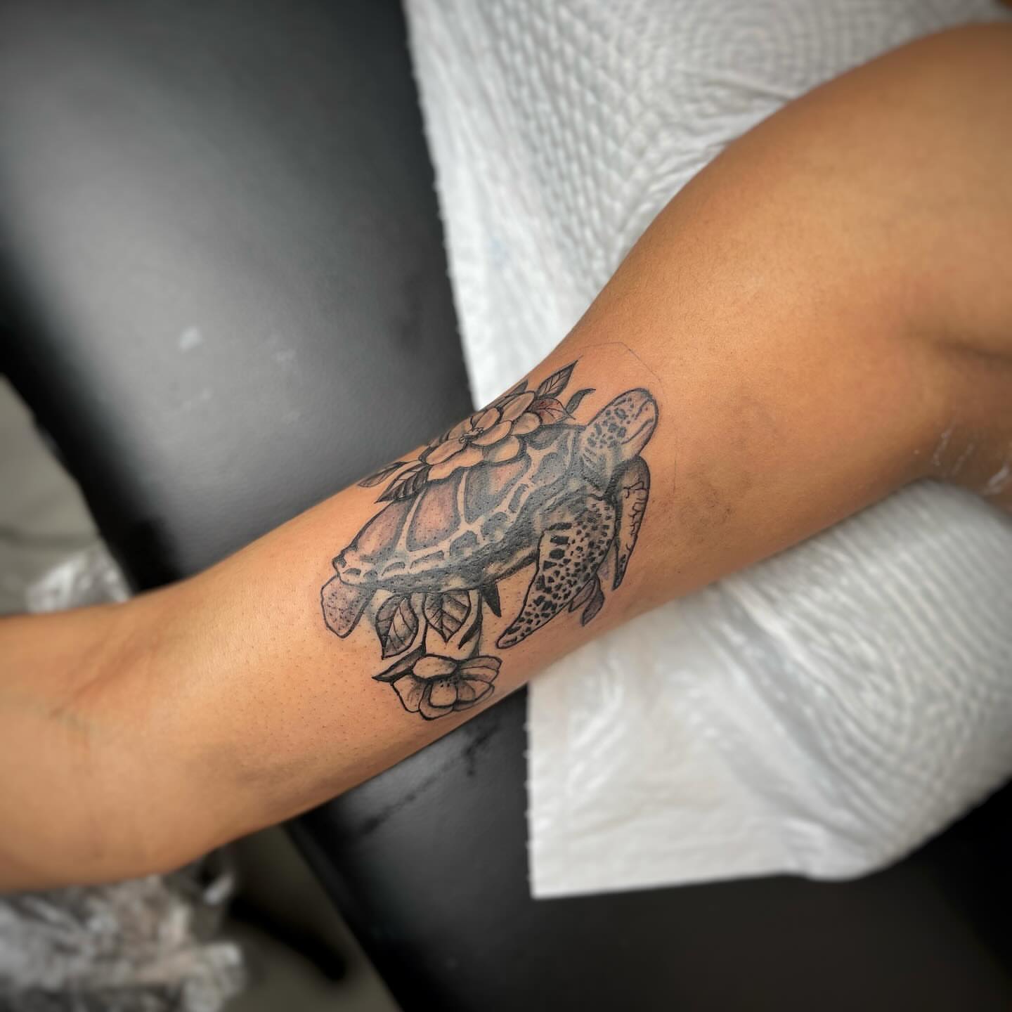 Tattoo by @grandeur_creations — black_and_grey