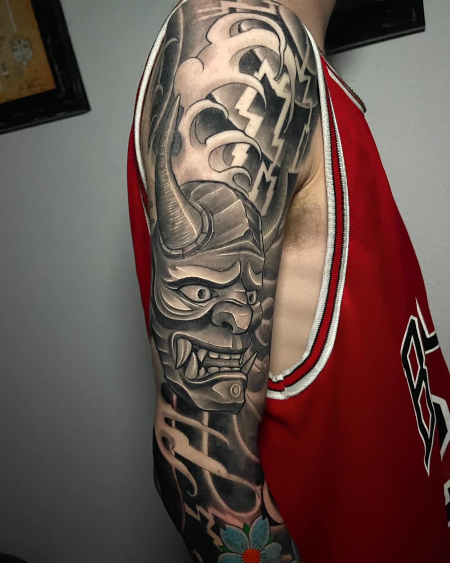 Tattoo by @cuzmatt — black_and_grey, realism