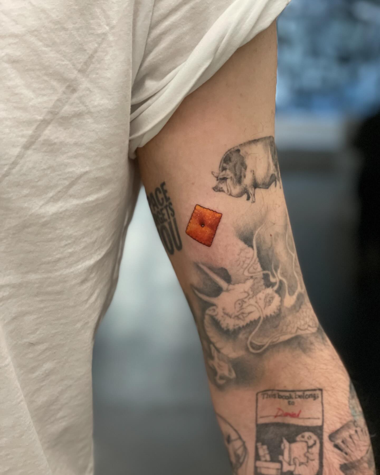 Tattoo by @georgiagreytattoos — black_and_grey