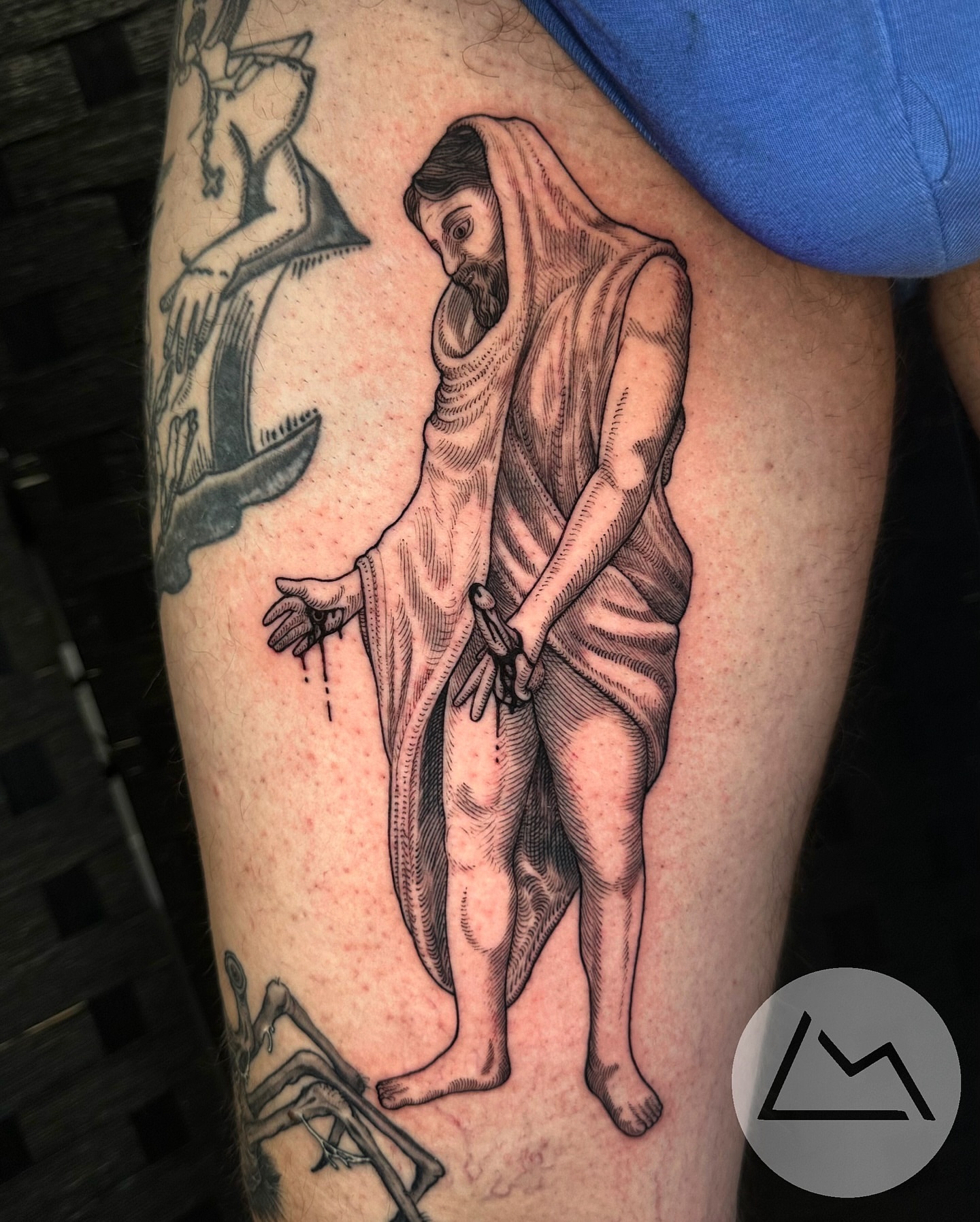 Tattoo by @tattoosbylandon — black_and_grey
