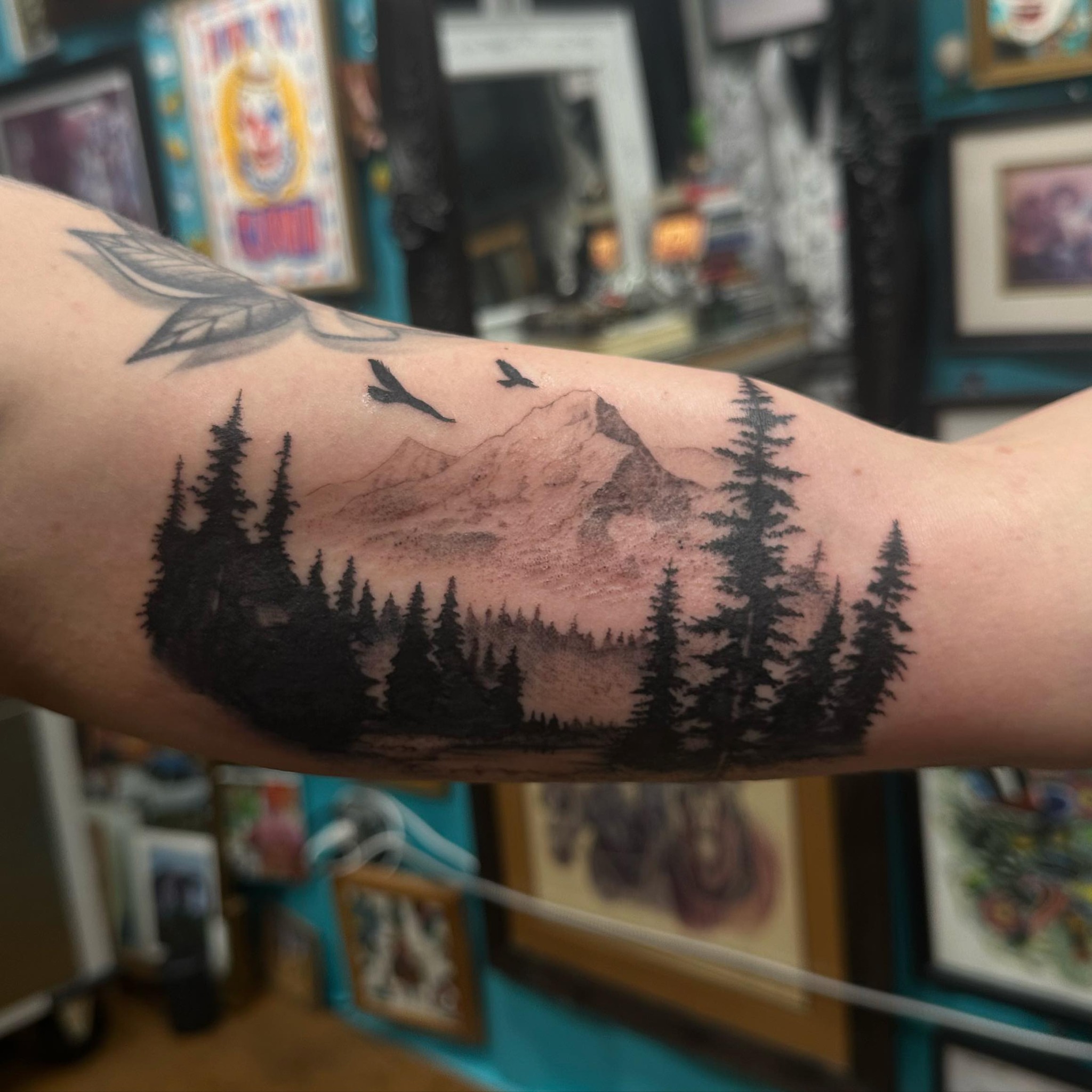 Tattoo by @tattooarielle — black_and_grey, realism