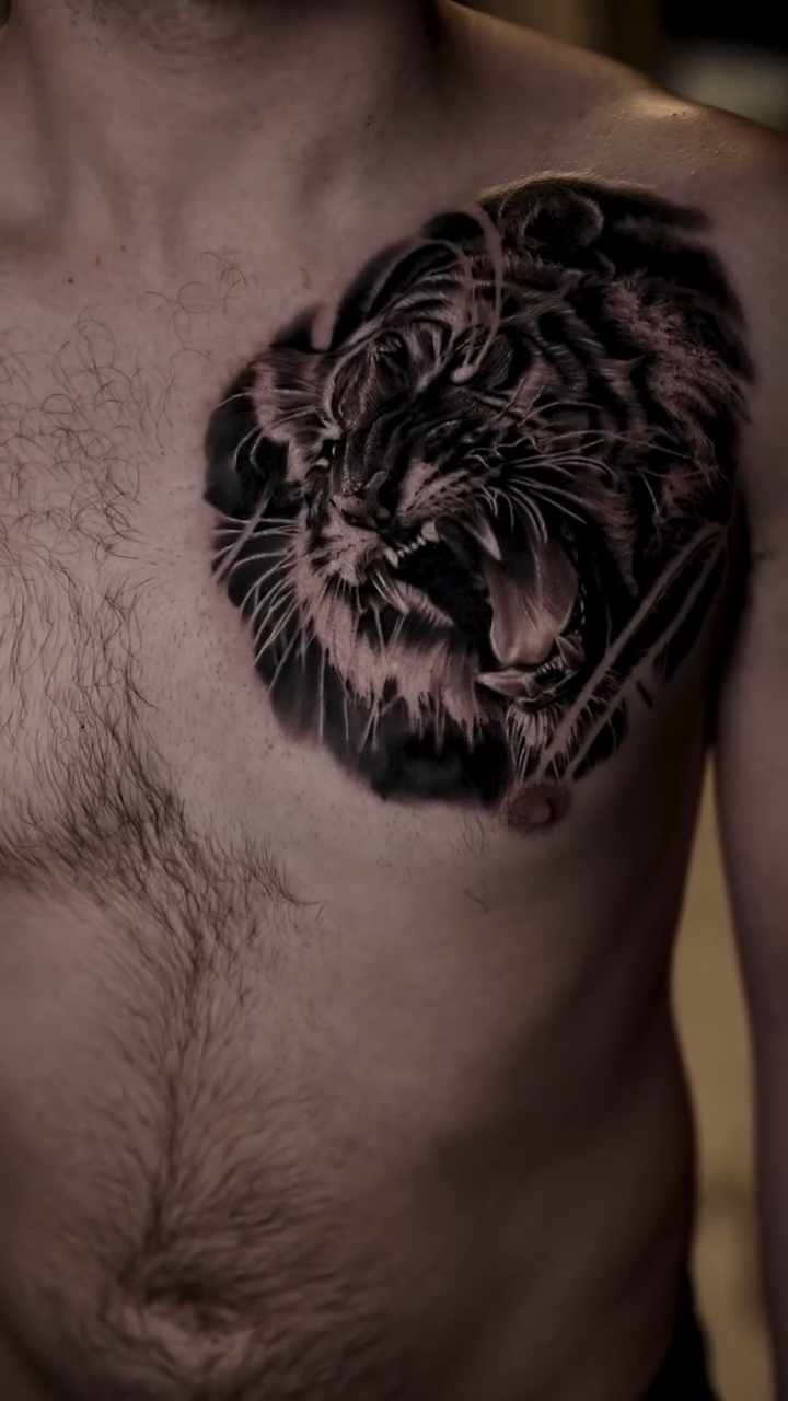 Tattoo by @tonytattooer — realism, black_and_grey