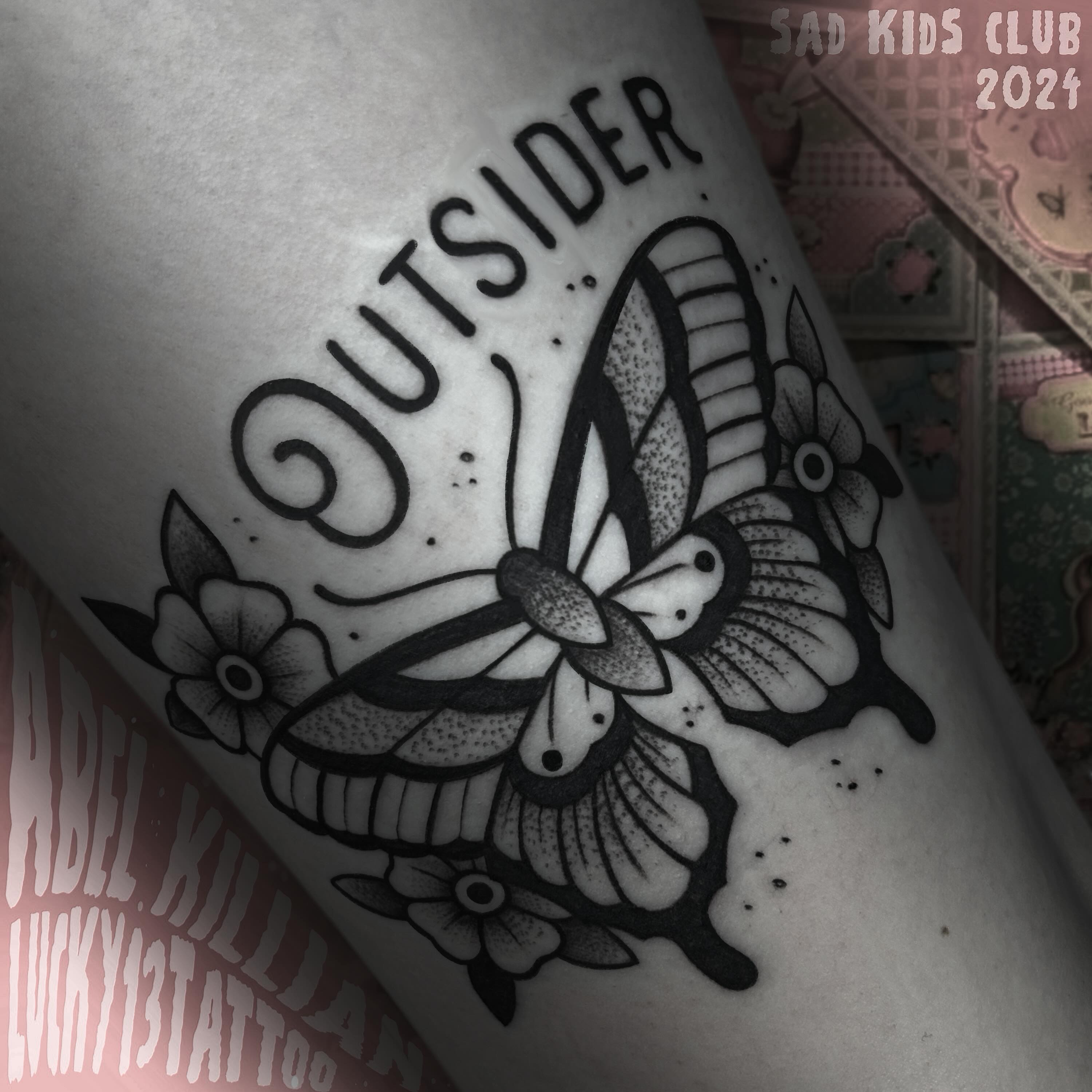 Tattoo by @tattooabel — american_traditional, dotwork
