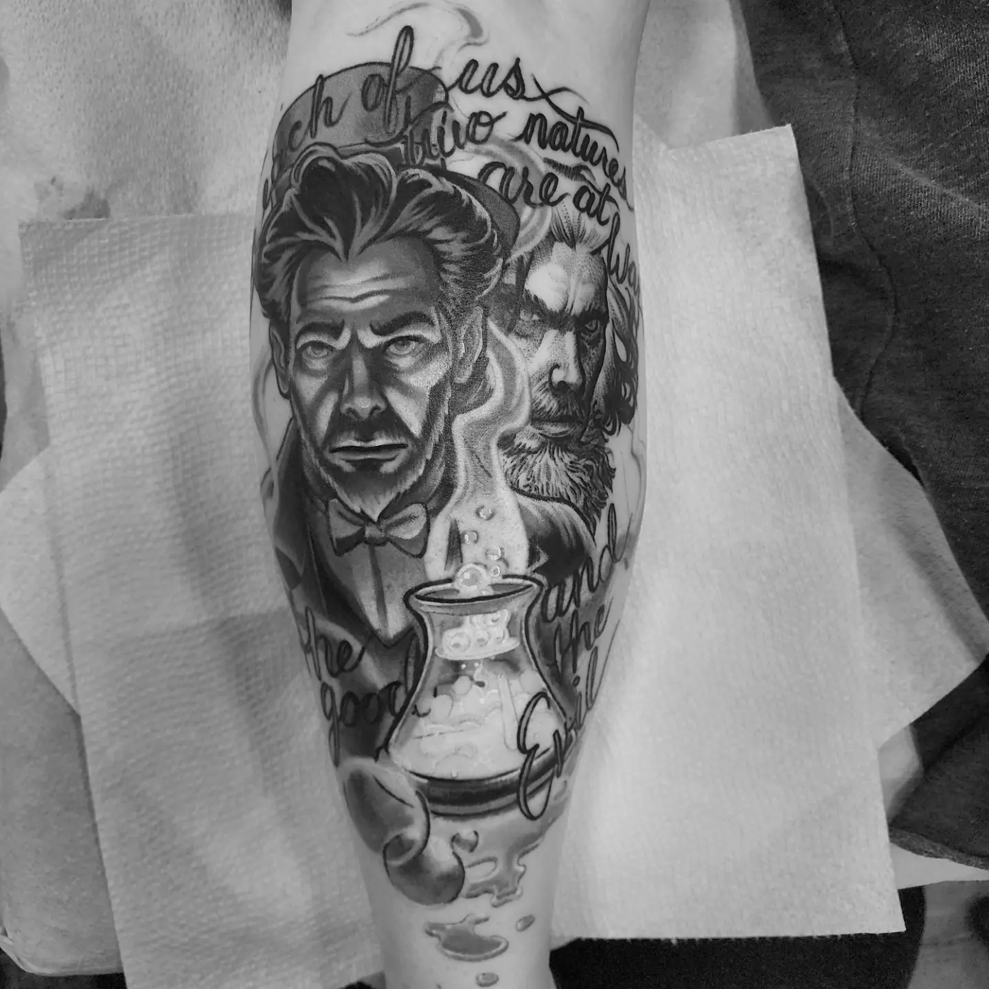 Tattoo by @daniryantattoos — black_and_grey, realism