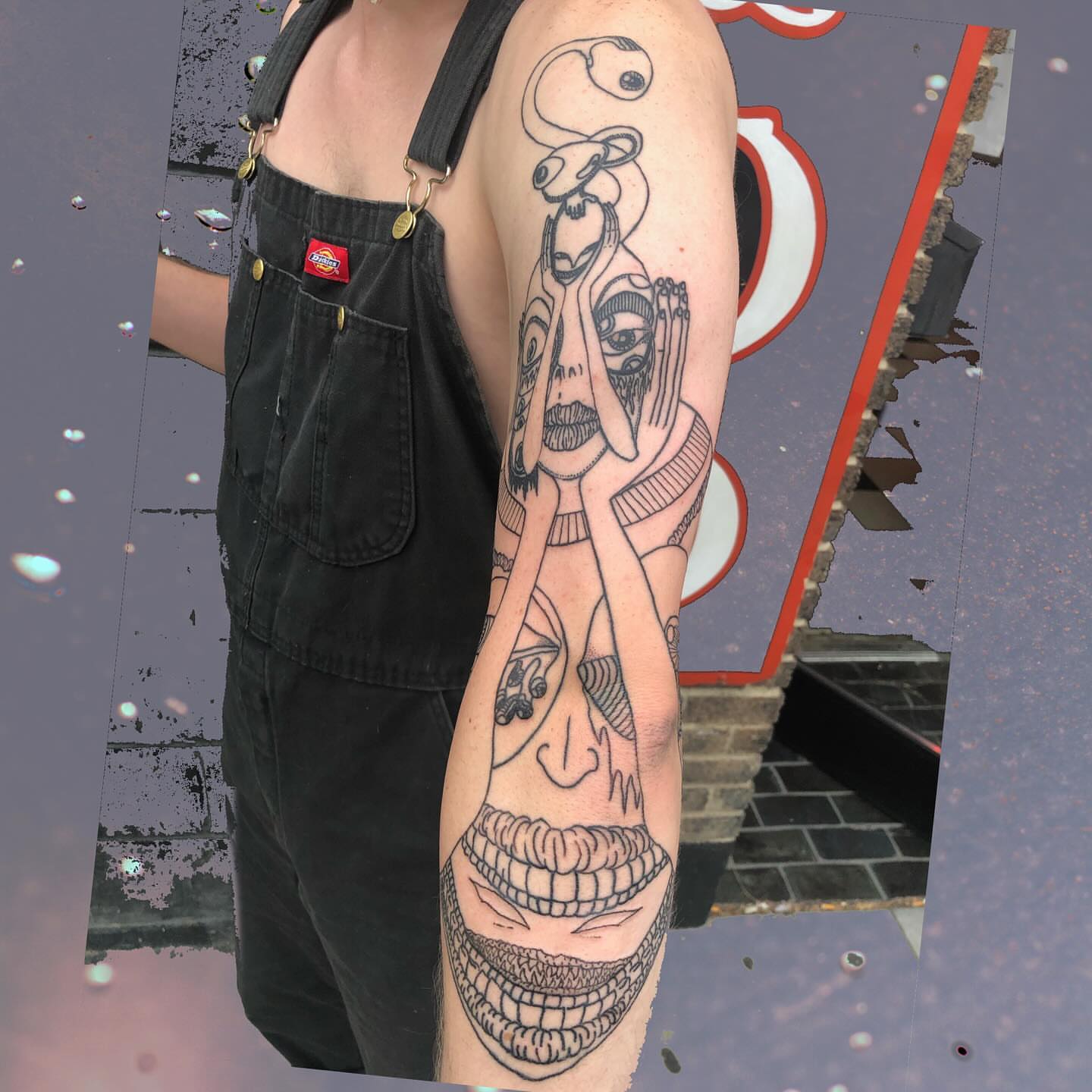 Tattoo by @beingtattoos — surrealism