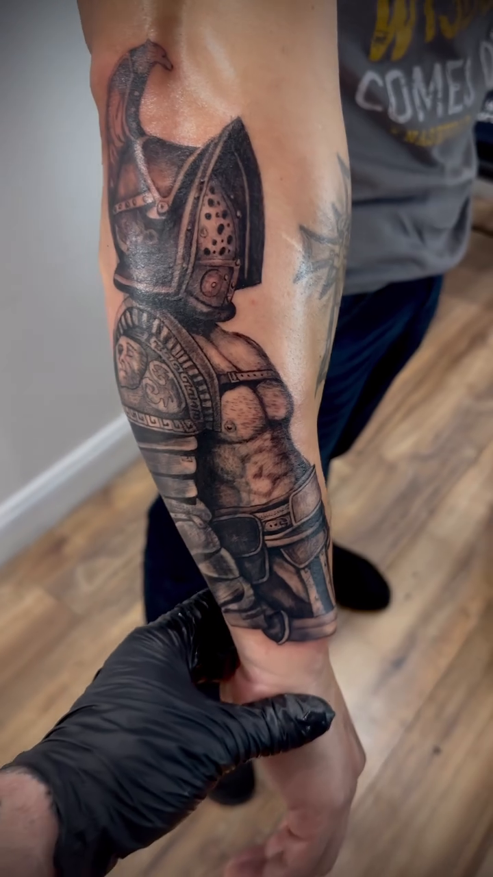 Tattoo by @timothythetattooist — realism, black_and_grey