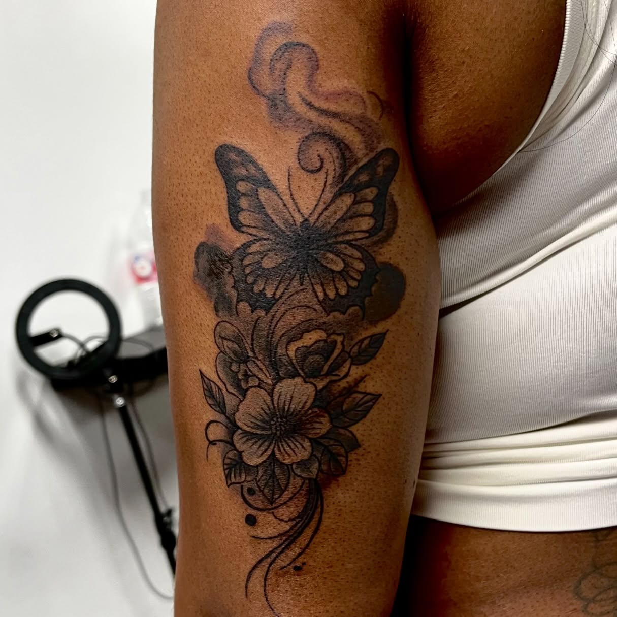 Tattoo by @astroweworld — black_and_grey