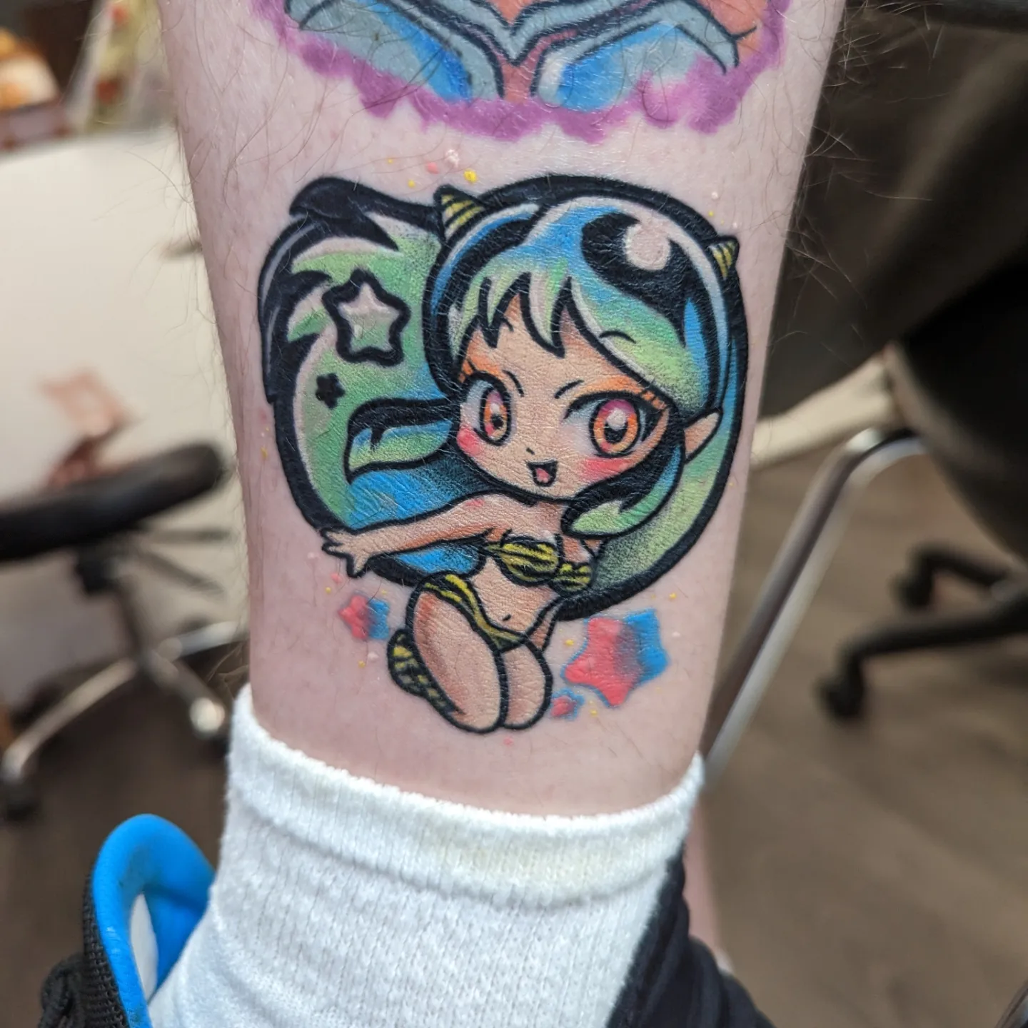 Tattoo by @harley_makes_tattoos — anime