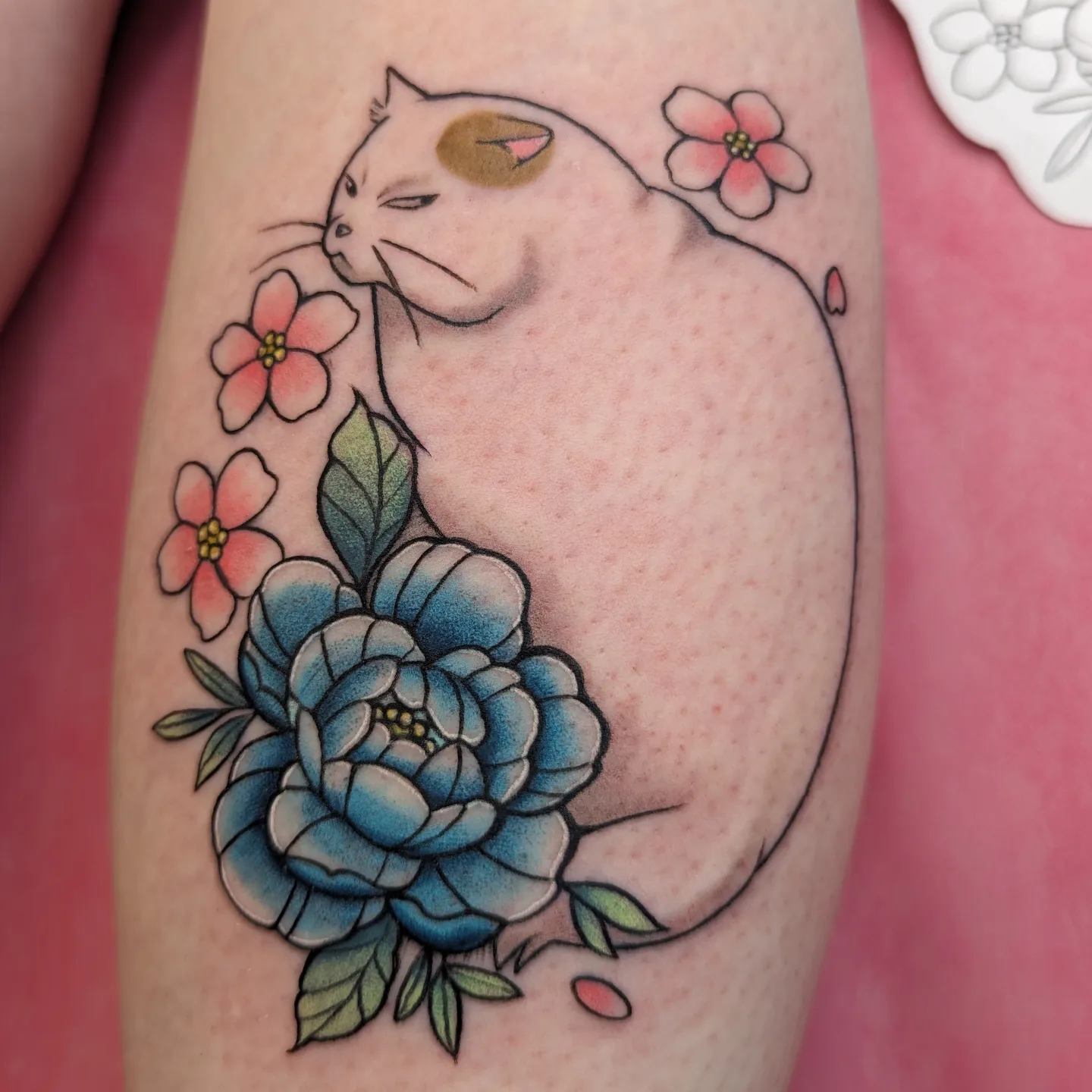 Tattoo by @harley_makes_tattoos — american_traditional, dotwork