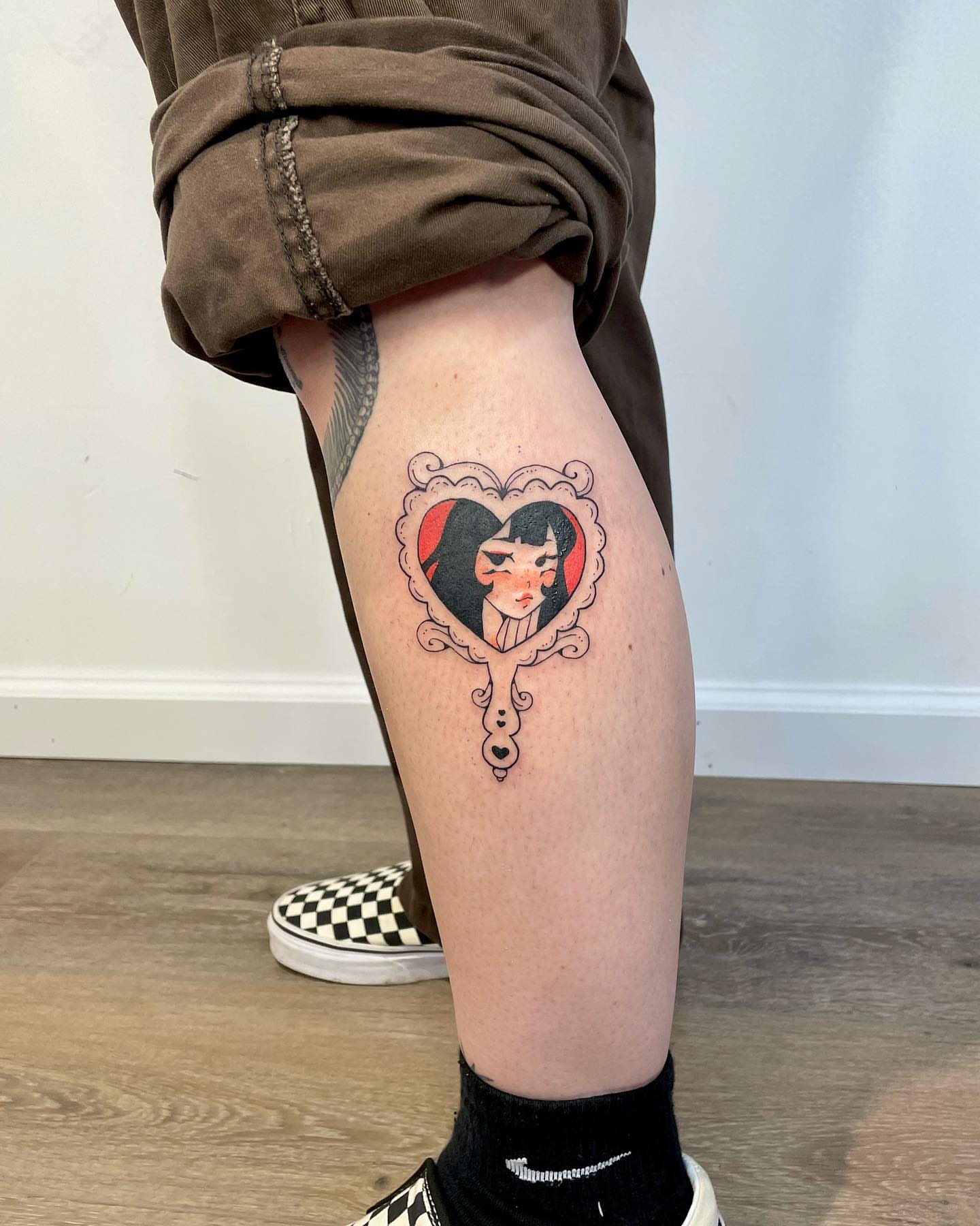Tattoo by @gloomtimes — american_traditional, dotwork