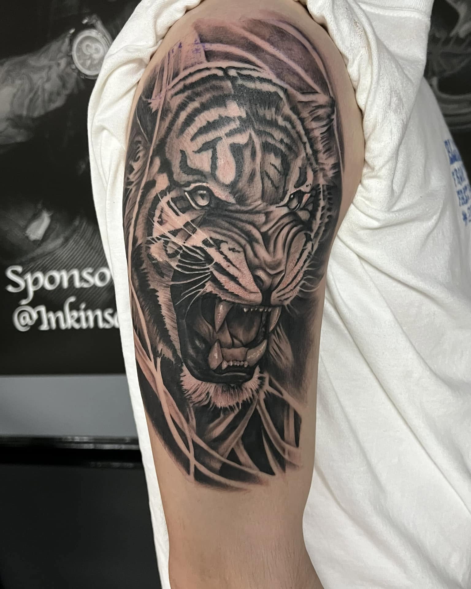 Tattoo by @chriscooperink — realism, black_and_grey