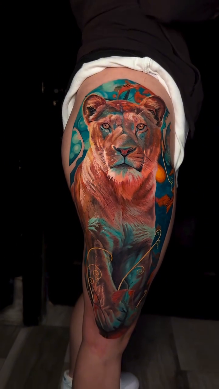 Tattoo by @davier_del_castillo — realism, neo_traditional