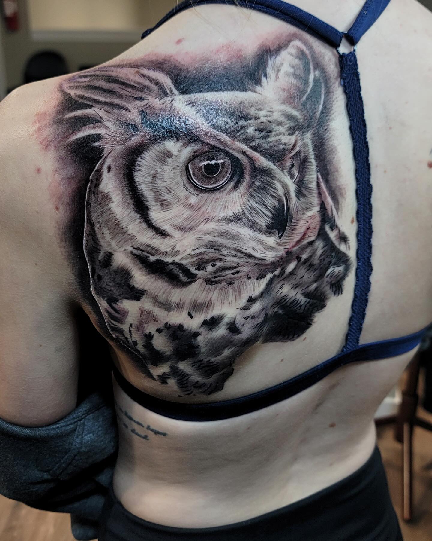 Tattoo by @meme_tattoos — realism, black_and_grey