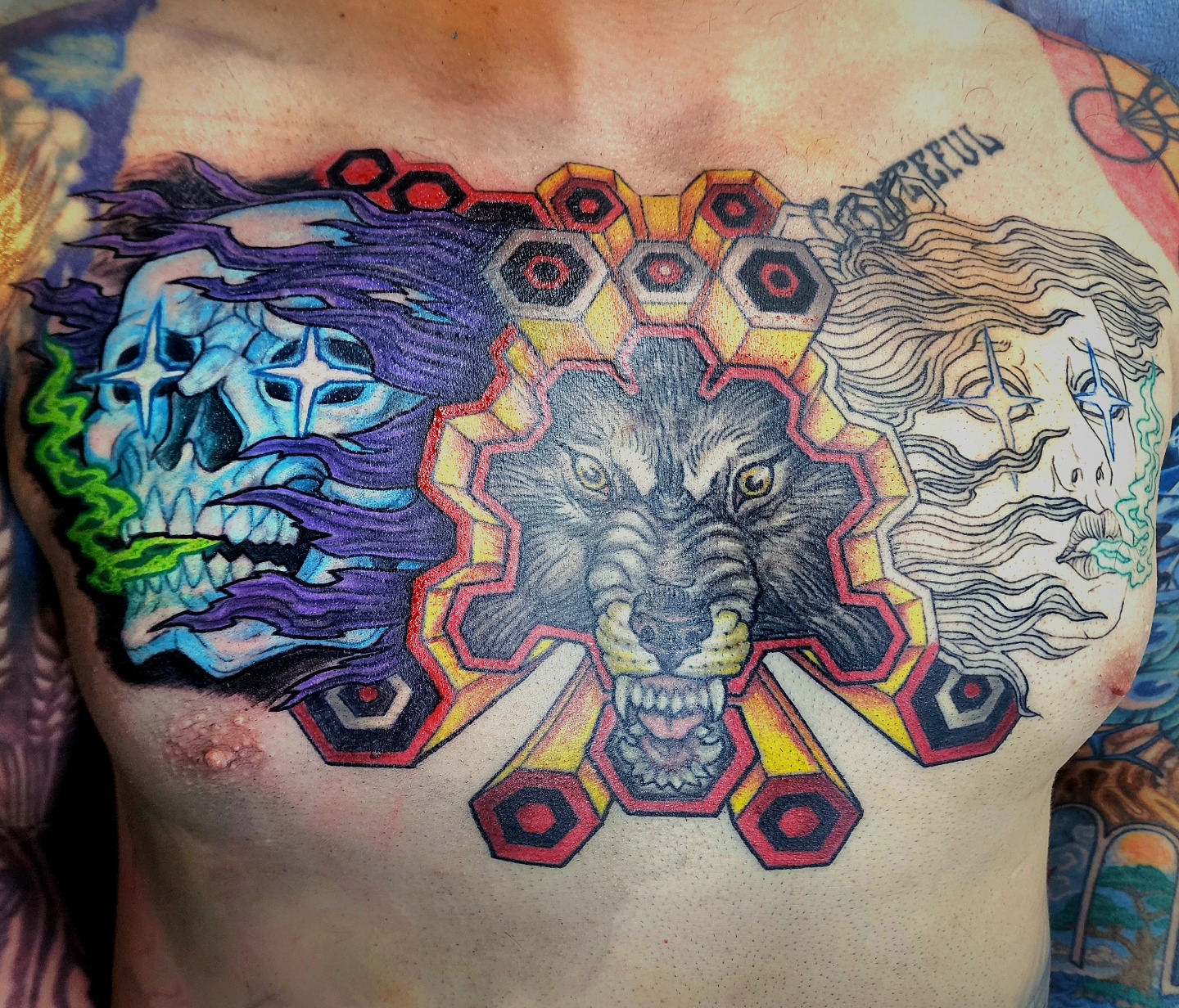 Tattoo by @fricke_tattoo — geometric