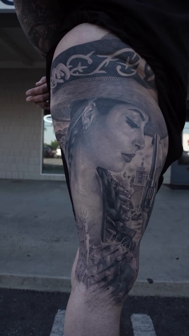 Tattoo by @hrndz_brian — black_and_grey, realism