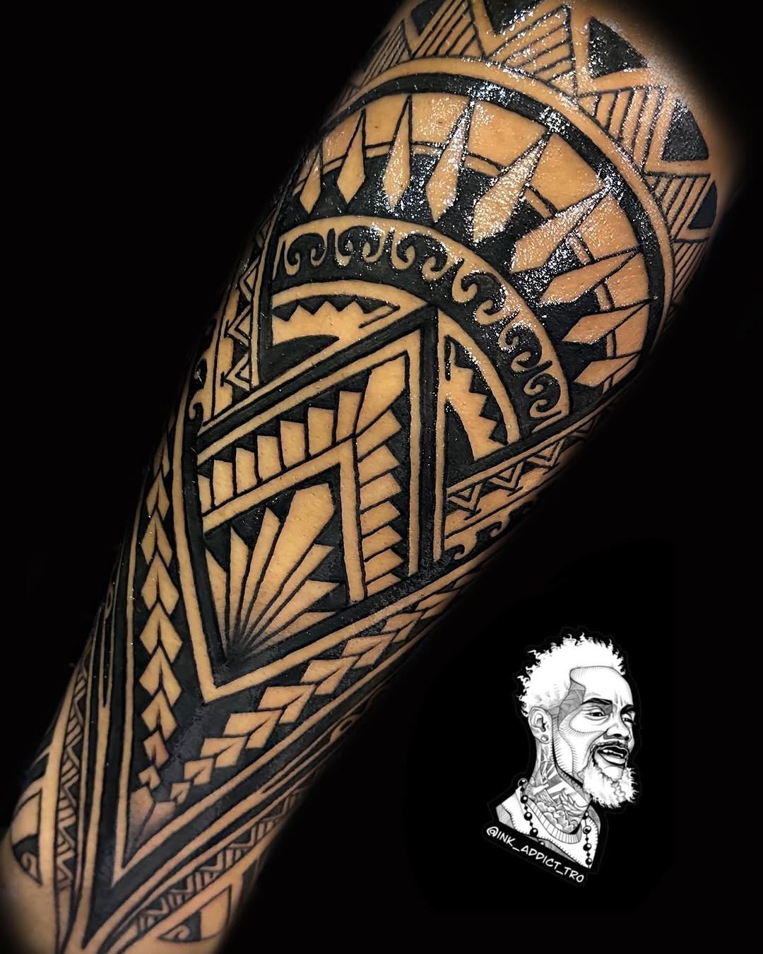 Tattoo by @ink_addict_tro โ tribal, blackwork