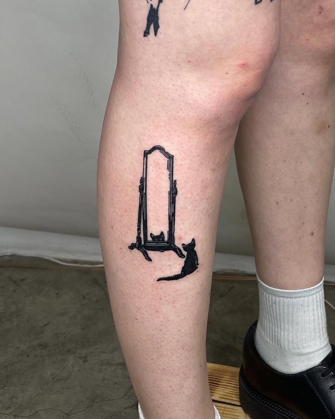 Tattoo by @telephonepole2 — blackwork