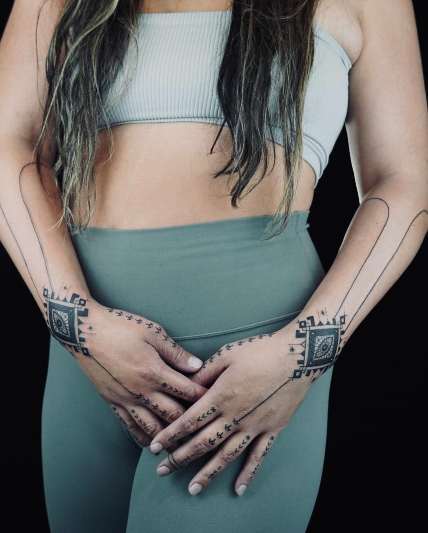 Tattoo by @apologies_tattoo_studios — tribal, geometric