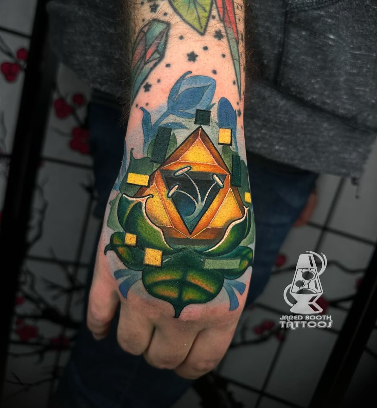 Tattoo by @jaredboothtattoos — geometric