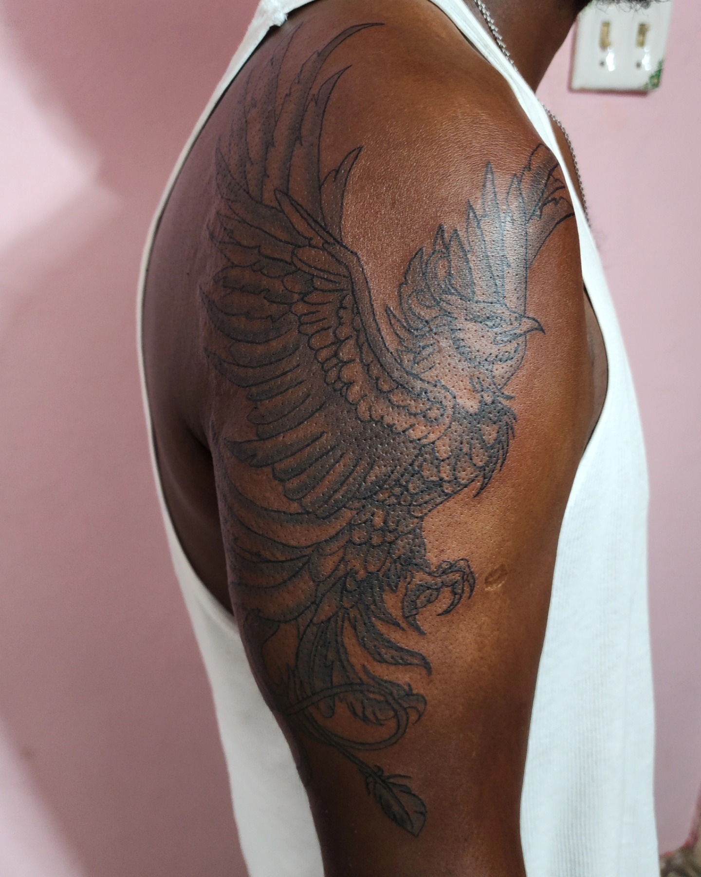 Tattoo by @rome_ink_tattoo — black_and_grey