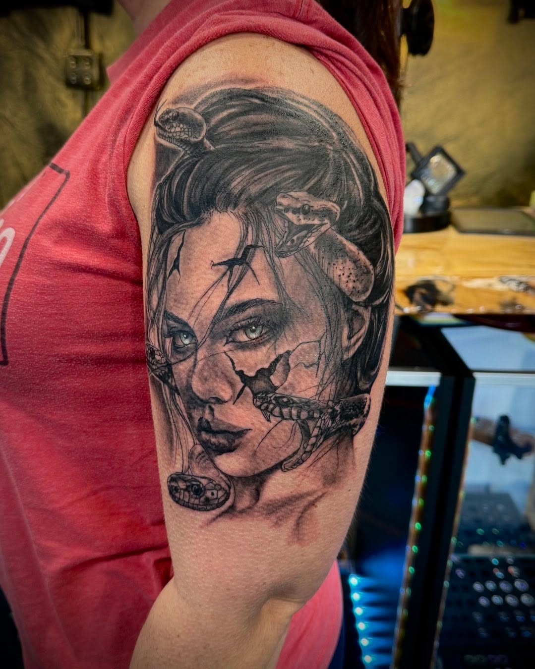 Tattoo by @aaronbeaudette — realism, black_and_grey