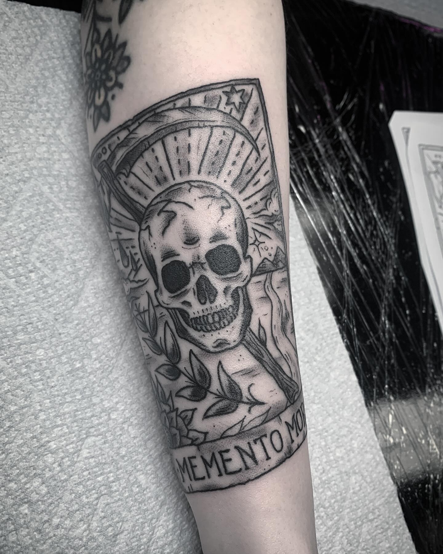Tattoo by @ksupsic — black_and_grey