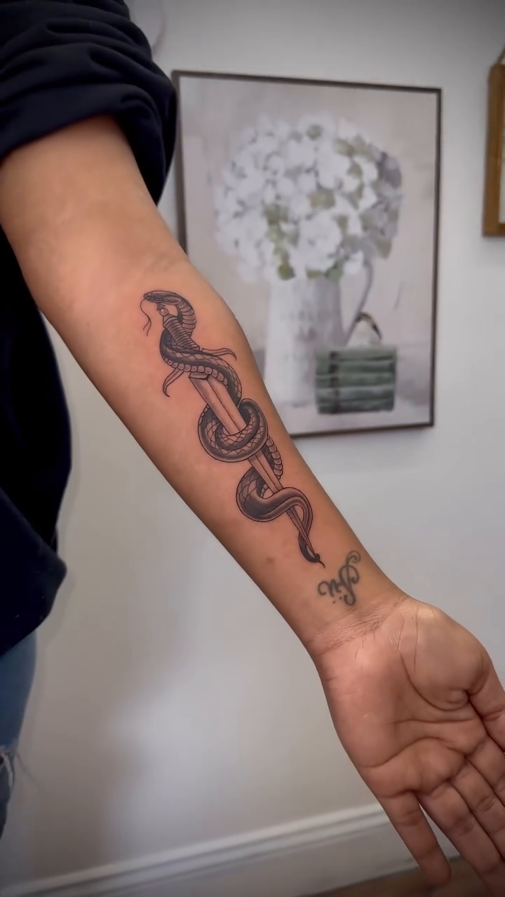 Tattoo by @timothythetattooist — black_and_grey, realism