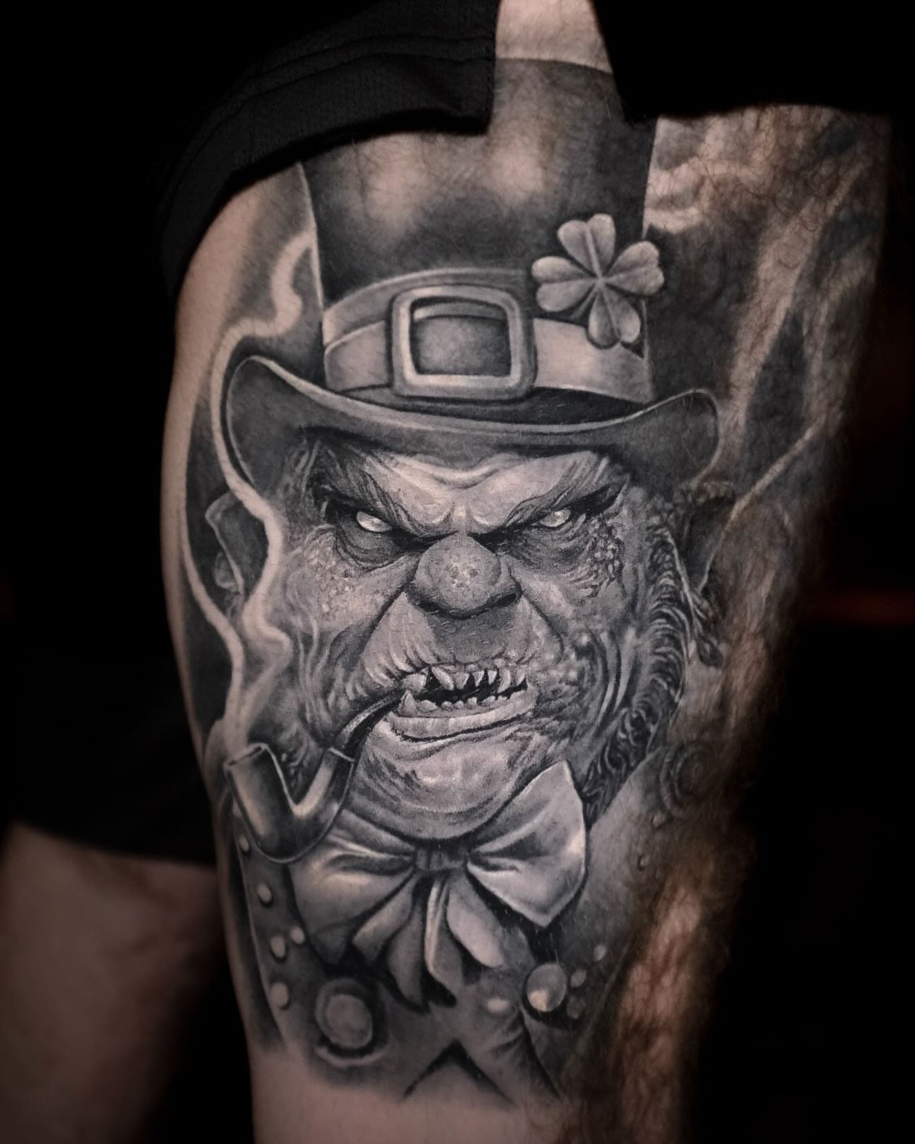 Tattoo by @marcelxbernhard — black_and_grey, realism