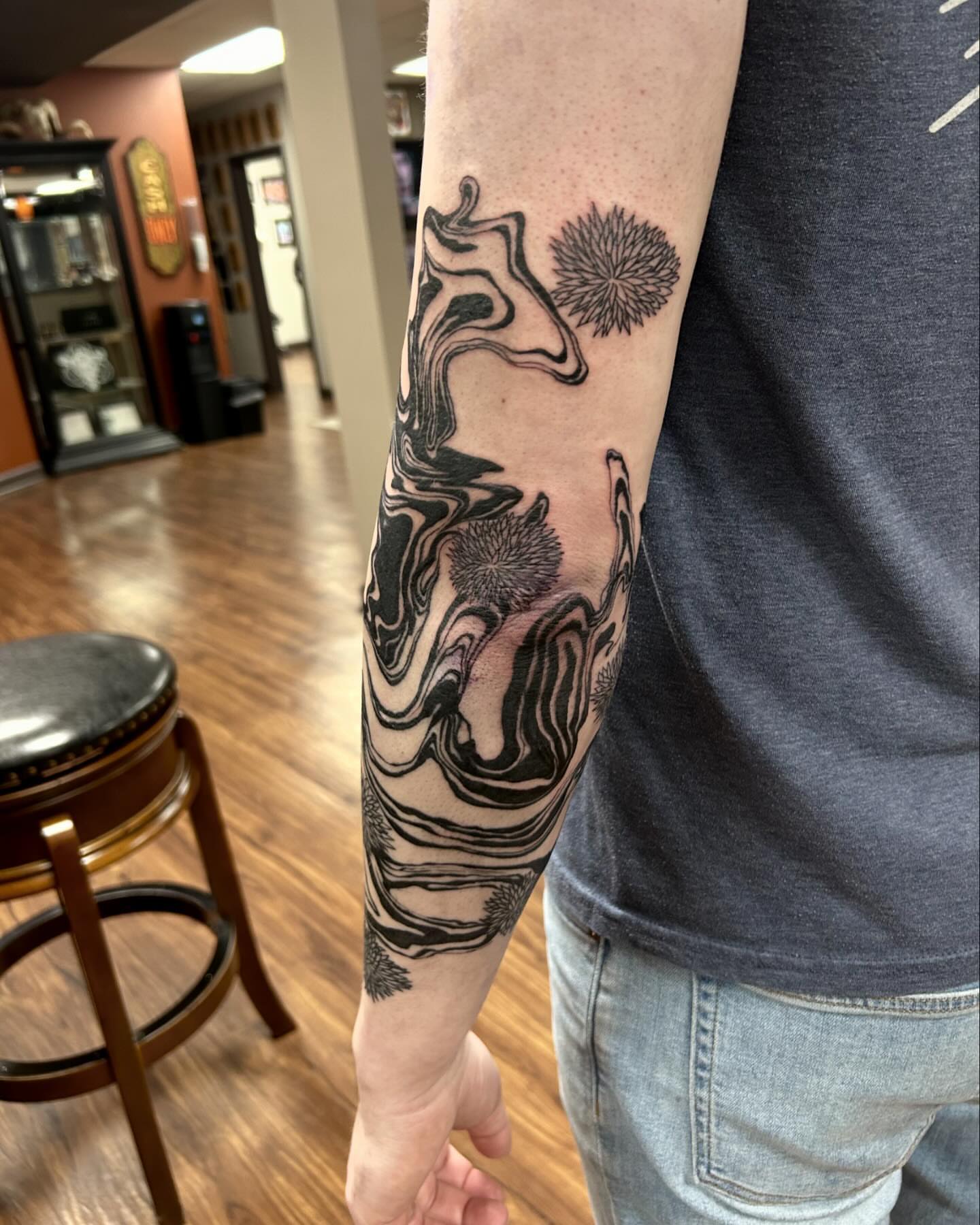 Tattoo by @brittanytattoome — black_and_grey