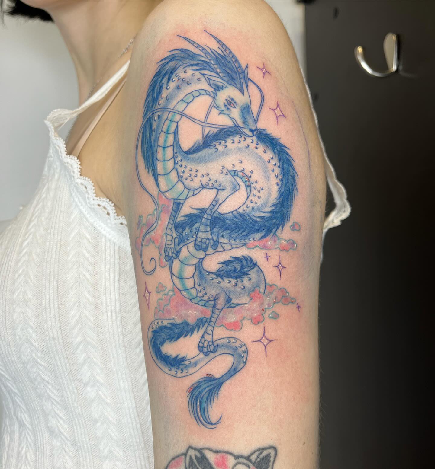Tattoo by @jayspike_tattoos — dotwork, realism