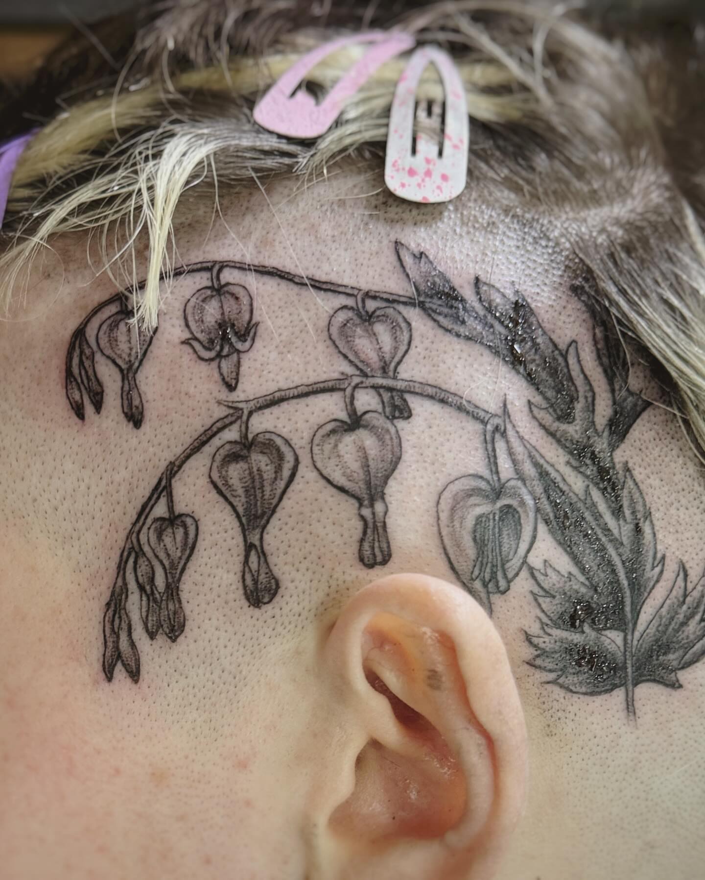 Tattoo by @emmarainetattoo — black_and_grey