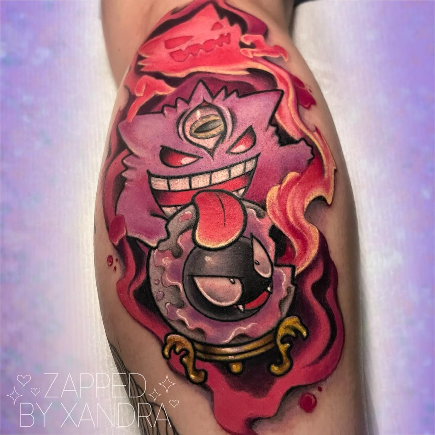 Tattoo by @zappedbyxandra โ new_school, illustrative